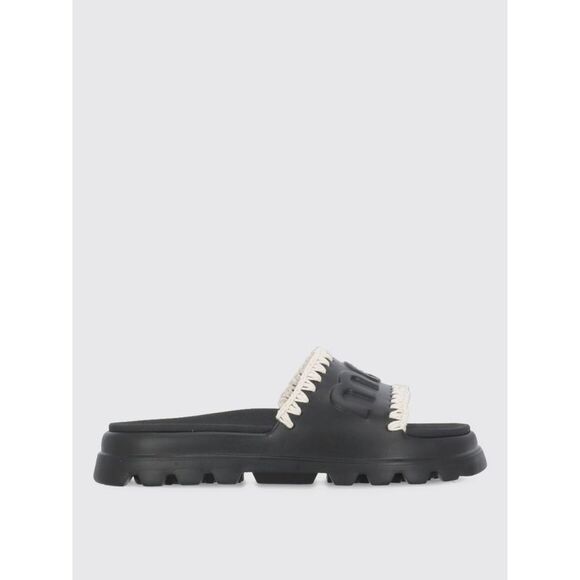 Mou Flat Sandals Woman Black